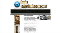 Desktop Screenshot of huisontruimingen.com