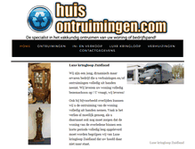 Tablet Screenshot of huisontruimingen.com